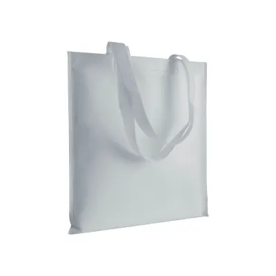 Sacoșă textilă de cumpărături din material nețesut de 70 g/m², sigilată termic, cu mânere lungi