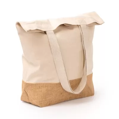 Sacoșă textilă Mendes din bumbac reciclat 330 g/m²