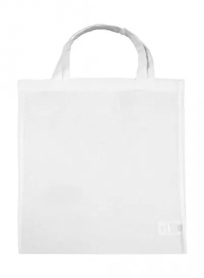 Sacoșă textilă din bumbac organic cu mânere scurte - Organic Cotton Shopper SH
