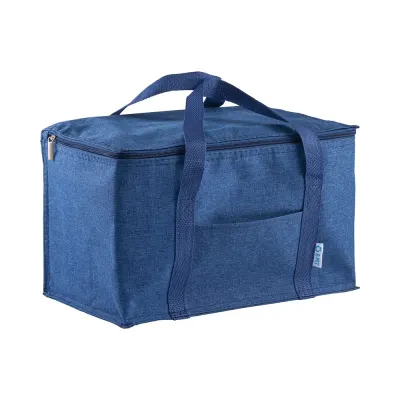 Geantă termoizolantă Melange din PET reciclat, cu interior argintiu – cu logo-ul firmei