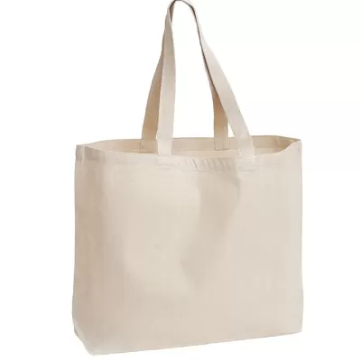 Sacoșe textile groasa din bumbac cu burduf SBT 240 G/M² – Natur
