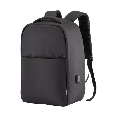Rucsac pentru laptop (15") din PET reciclat – cu logo-ul firmei