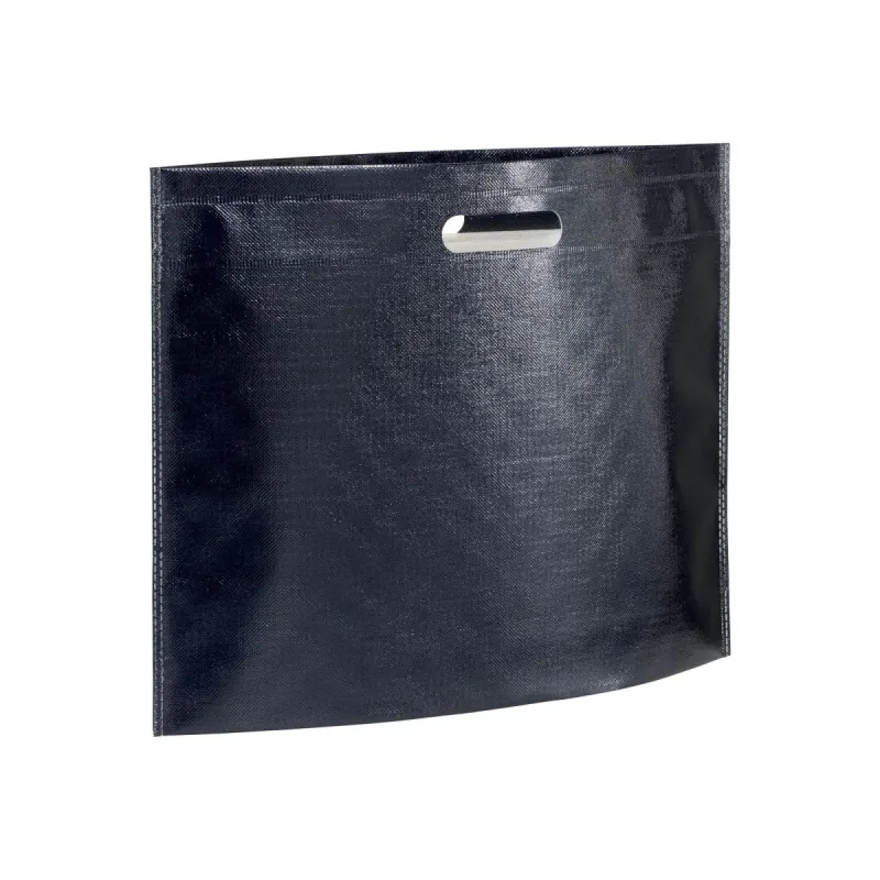Pungă de cumpărături din material nețesut laminat, sudată termic – cu logo-ul firmei