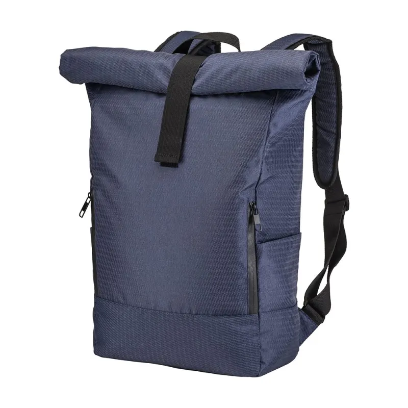 Rucsac pentru laptop din poliester reciclat, vopsit cu vopsele ecologice – cu logo-ul firmei