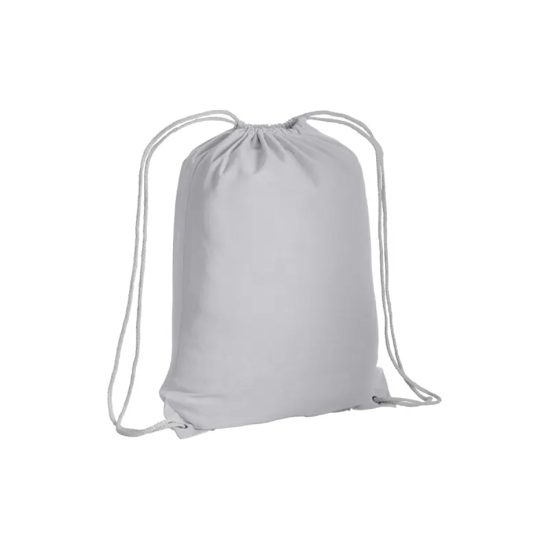 Rucsac din bumbac de 135 g/m², cu închidere cu șnur – cu logo-ul firmei