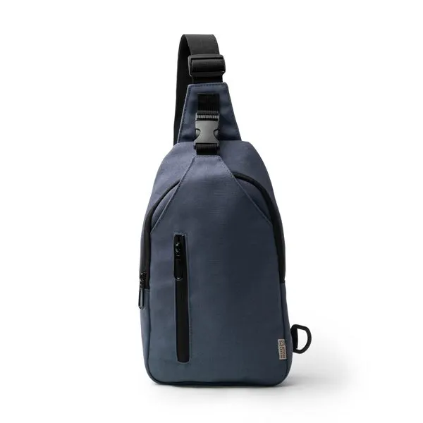 Backpack Valar din bumbac reciclat cu fermoar
