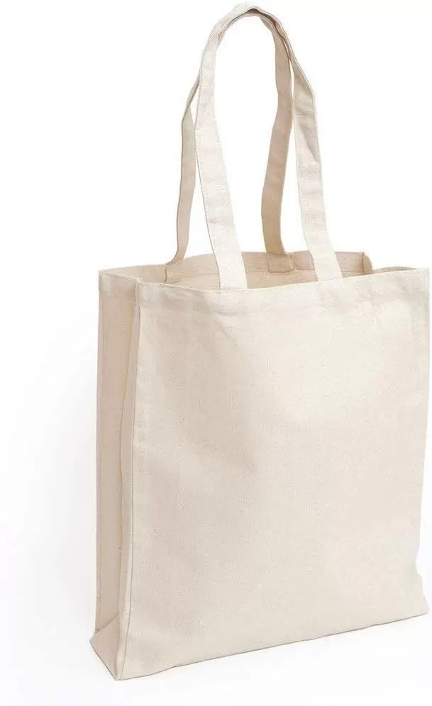 Sacoșe textile din Bumbac SBT 145 g/m² - Natur (cu burduf)