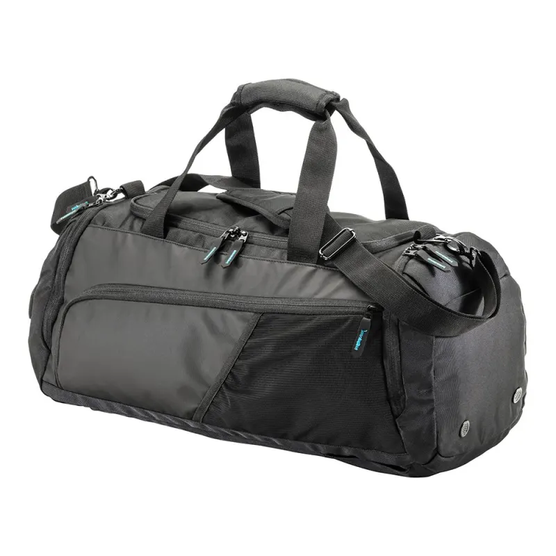 Geantă de voiaj/rucsac din poliester reciclat (R-PET) – cu logo-ul firmei