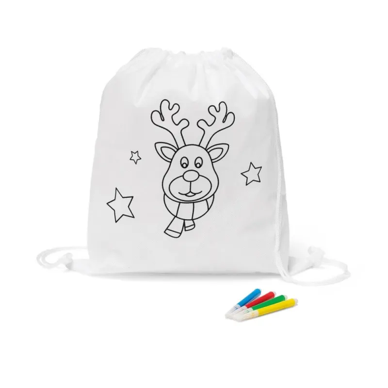 Rucsac cu snur de colorat pentru copii Glencoe – cu logo-ul firmei