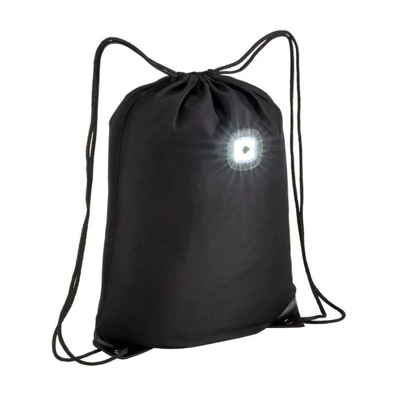 Rucsac din poliester 300D, cu lampă LED COB și colțuri întărite. – cu logo-ul firmei