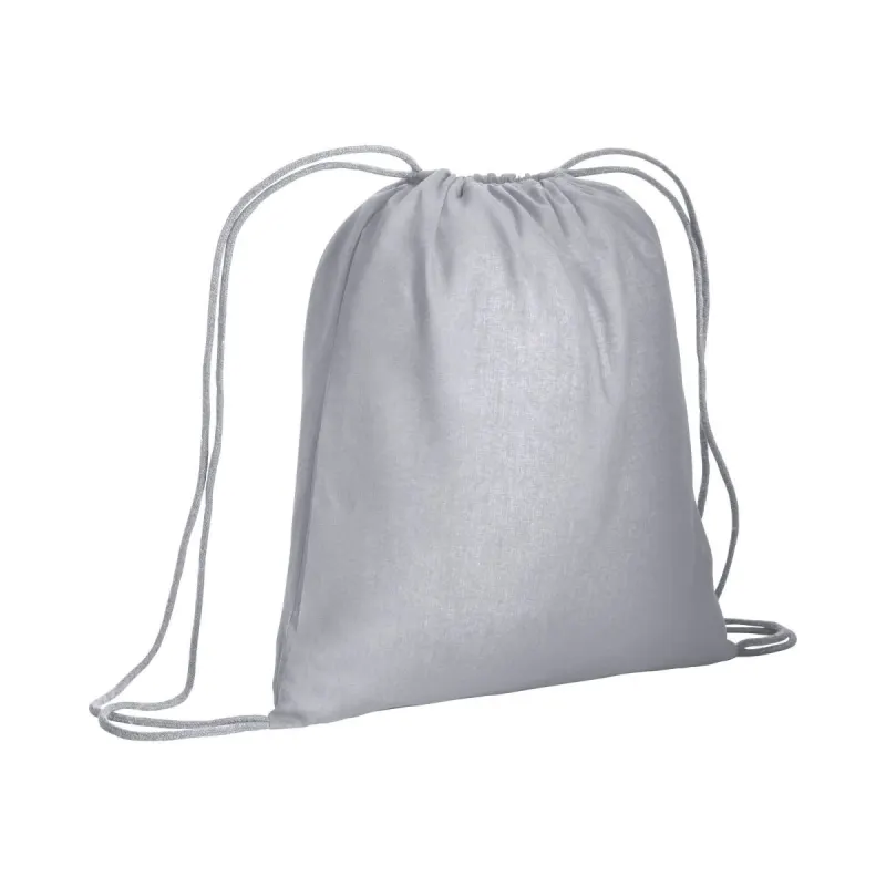 Rucsac din bumbac de 95 g/m², cu închidere cu șnur – cu logo-ul firmei