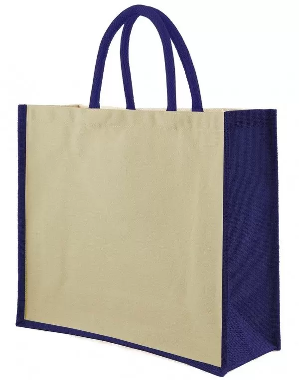 Sacoșă textilă Iuta si Bumbac Bangalore - Jute and Cotton Shopper Bag