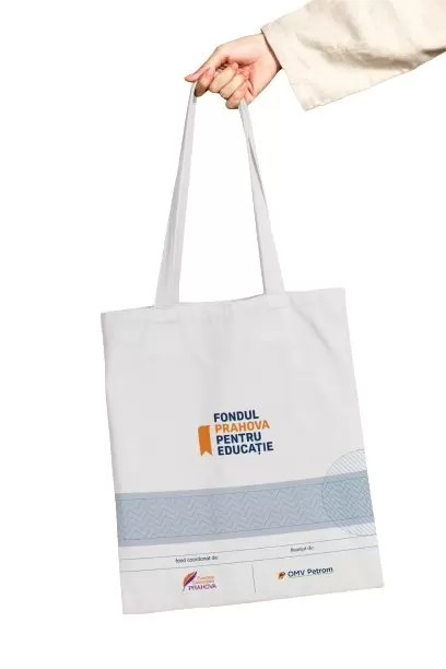 Sacoșe textile din bumbac eco cu mânere lungi