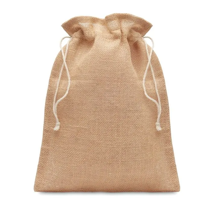 Săculeț cadouri de iută 14x 22cm Jute Small