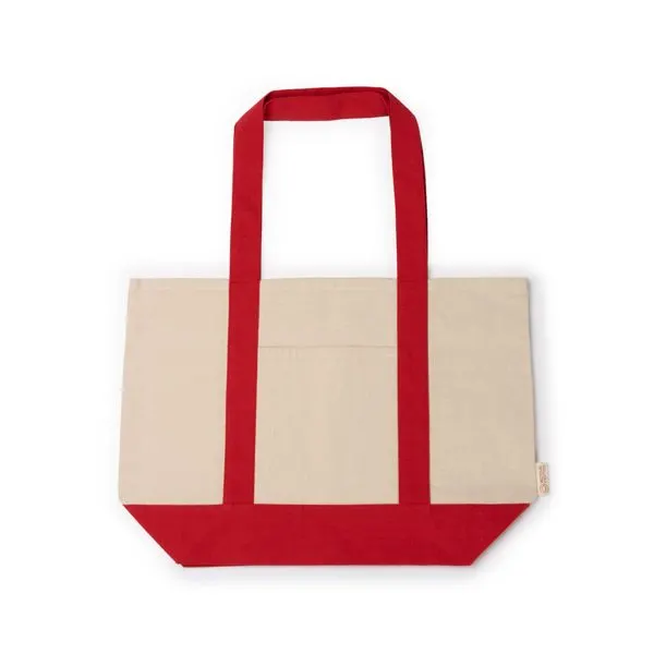 Sacoșă textilă Paty din bumbac reciclat 280 g/m²